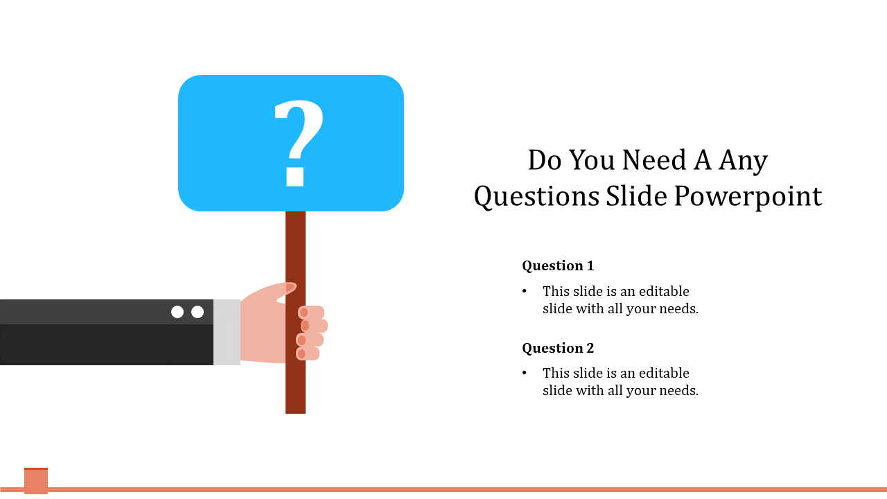 Any Questions Slide PowerPoint Template and Google Slides